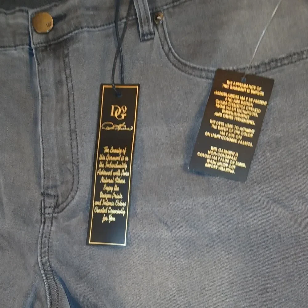DG2 Diane Gilman Designer Gray Jeans - Size 22 - NWT